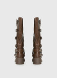 Buckle Down Boots Brown