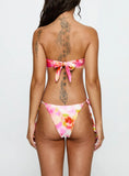 Drench Bikini Top Pink Floral