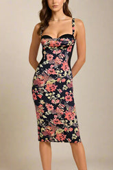 Tate Bodycon Wrap Dress Classic Black Sale