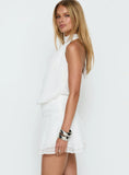 Maelis Backless Playsuit White
