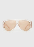 Porschia Sunglasses Clear Amber