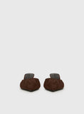Admiration Pointed Toe Faux Suede Heels Brown