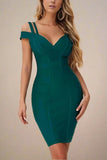 Sia Bandage Dress Emerald Green Sale