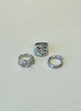 Two Young Hearts Ring Pack Silver