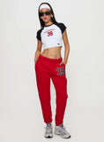 Boston Homerun Graphic Top White Black