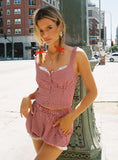 Bruncheon Top Red White