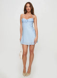 Glendon Mini Dress Blue Petite
