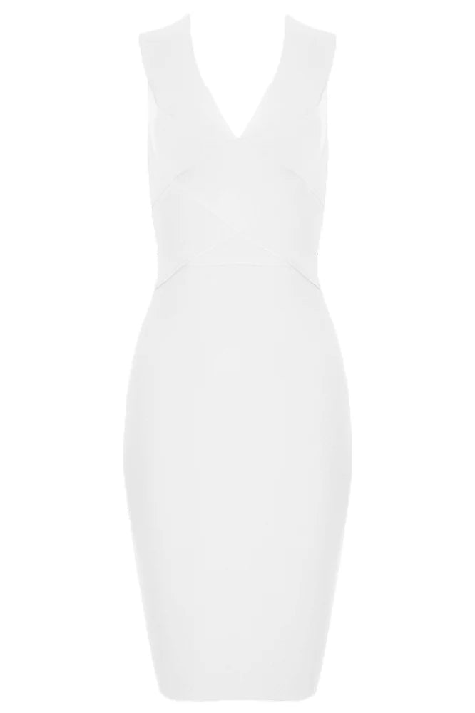 Ash Bandage Dress White Pearl Sale