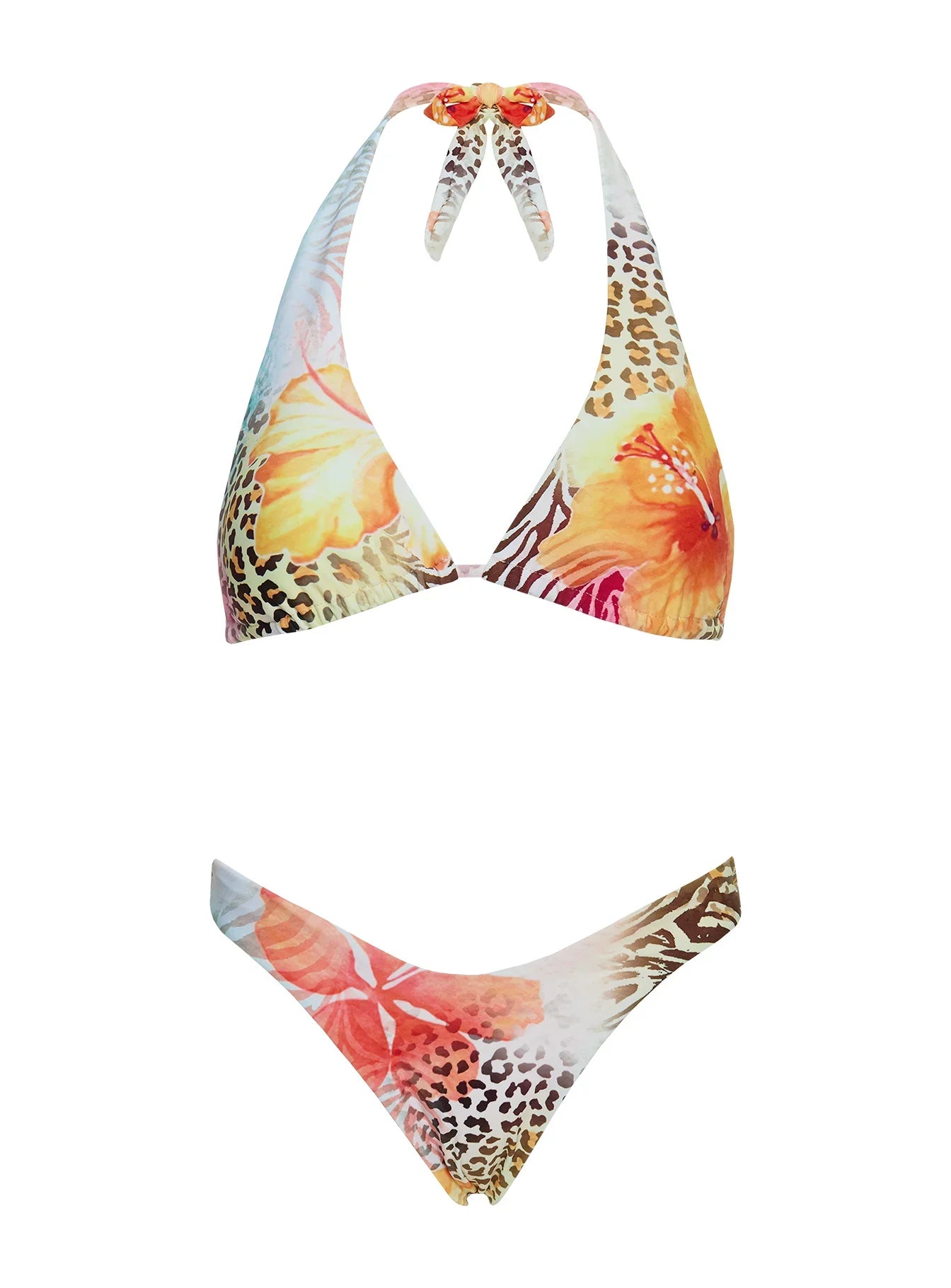 Calbira Cheeky Bikini Bottoms Animal Floral