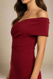 Bea Bandage Dress Red Wine