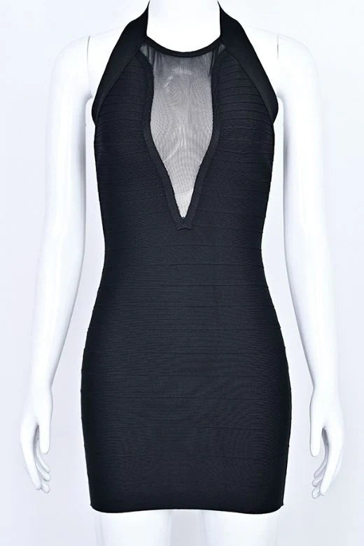 Remi Bandage Mini Dress Classic Black