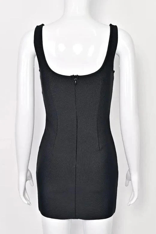 Livia Bodycon Mini Dress Classic Black