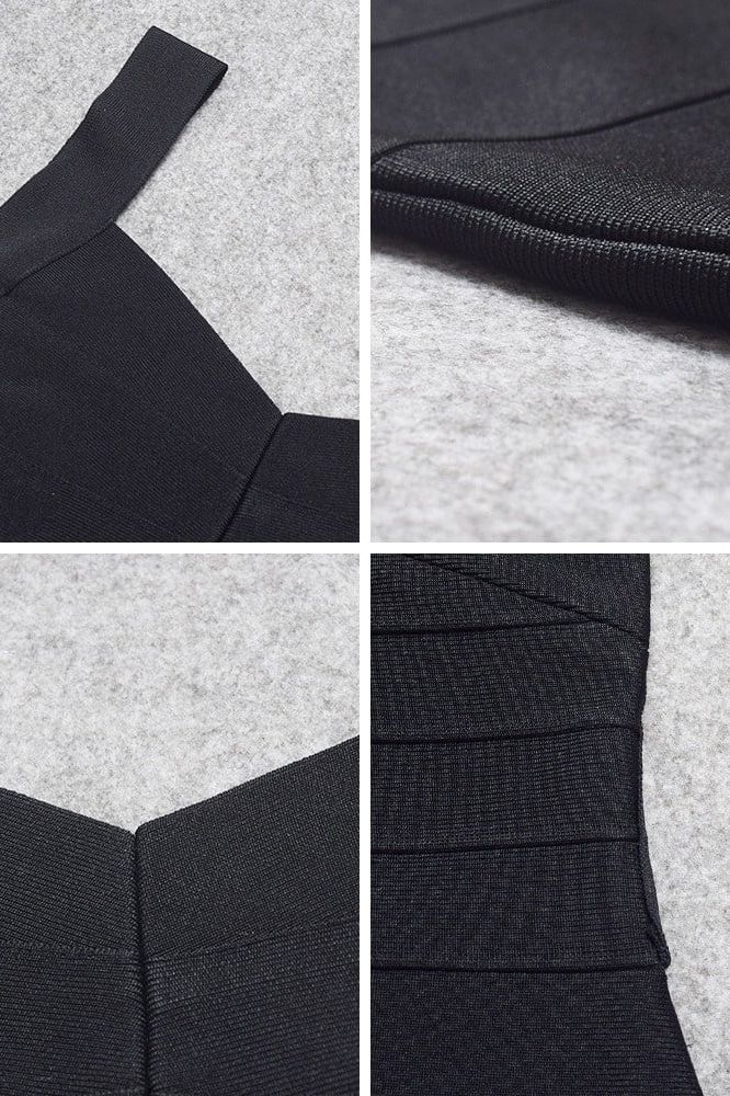Maya Bandage Mini Dress Classic Black