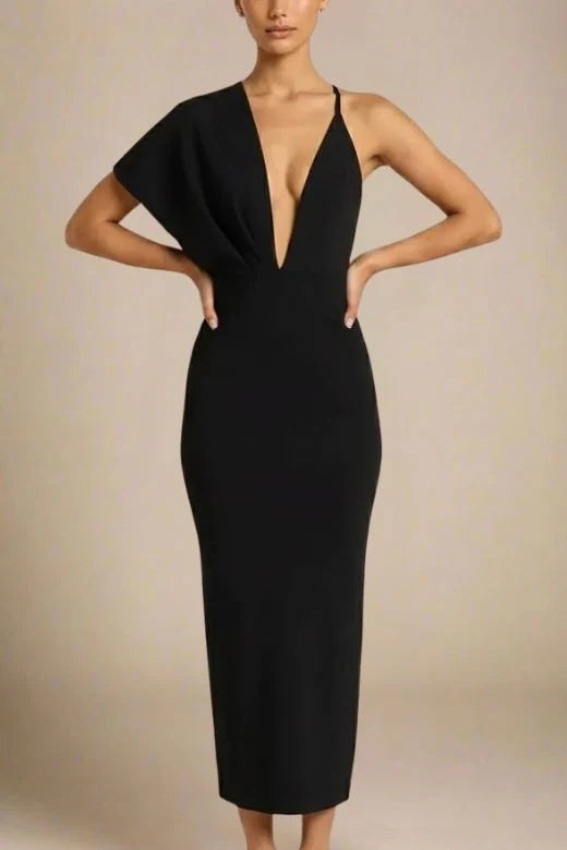 Blake Bandage Maxi Dress Classic Black