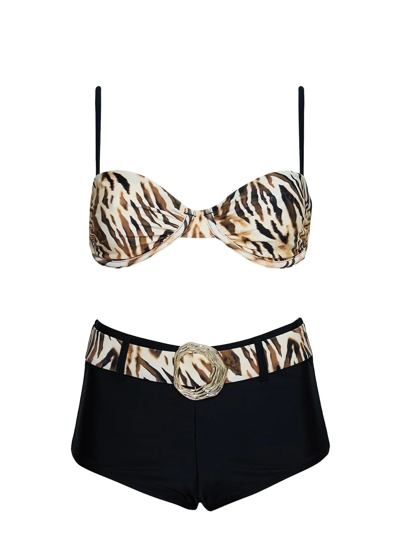 Tigressa Underwire Bikini Top Tiger Multi