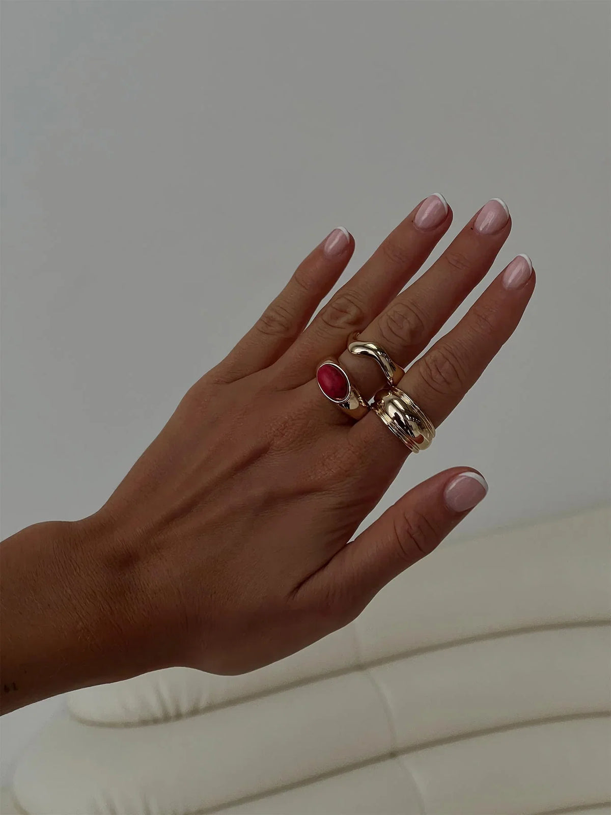 Esteban Ring Pack Gold Red