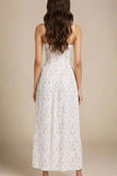 Tasmin Midi Dress White Print