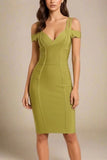 Sia Bandage Dress Olive Green