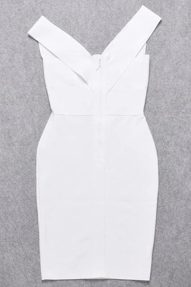 Ash Bandage Dress White Pearl Sale