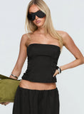 Odara Strapless Top Black