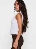 Mark On Me Sleeveless Top Purple Stripe
