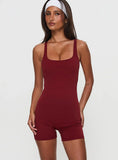Run The Play Active Romper Red