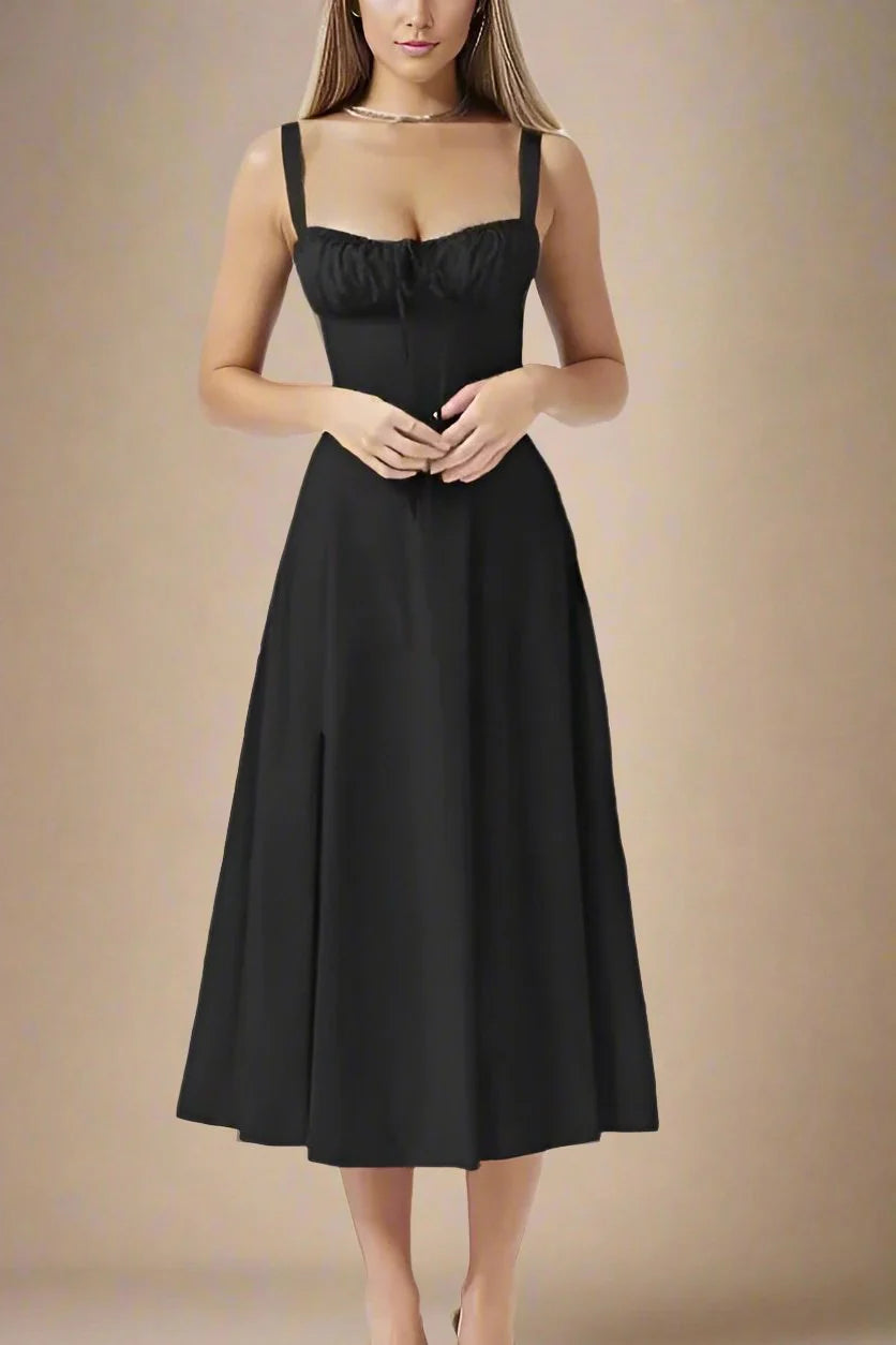 Taylor Day Midi Dress Classic Black Sale