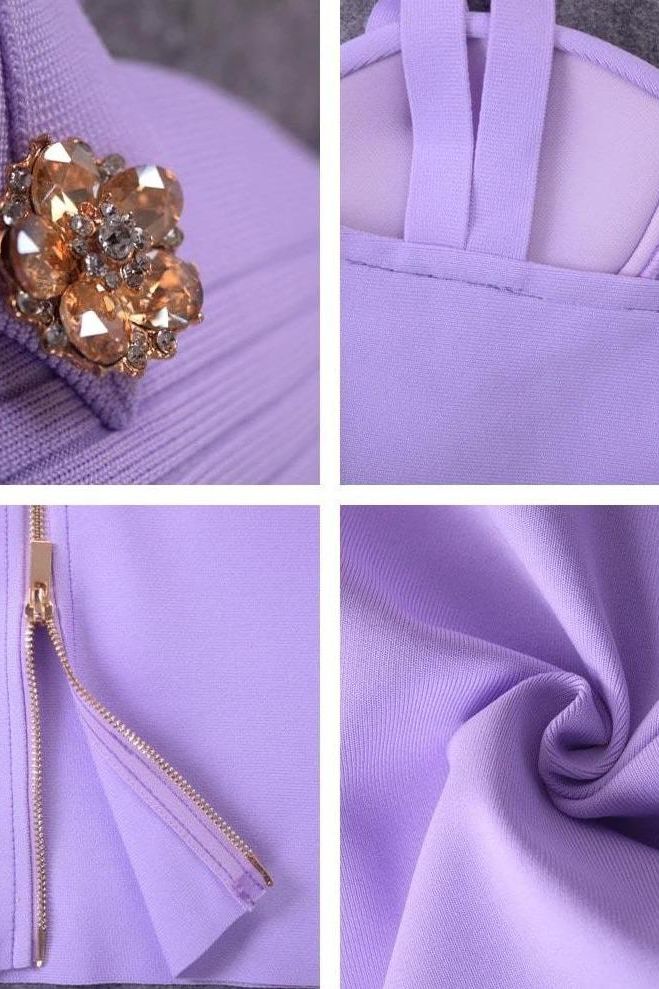 Kate Bandage Dress Violet Purple