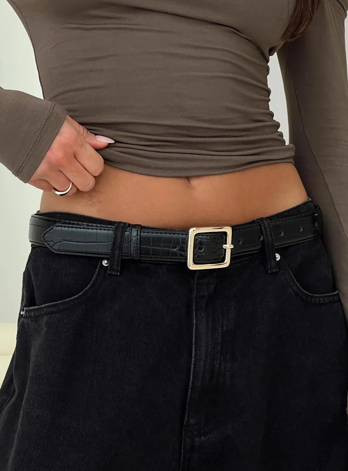 Dorien Belt Black Gold