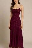 Ivy Bodycon Maxi Dress Red Wine