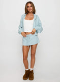 Down Low Fleece Skort Blue