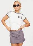 Brinnley Mini Skirt Grey