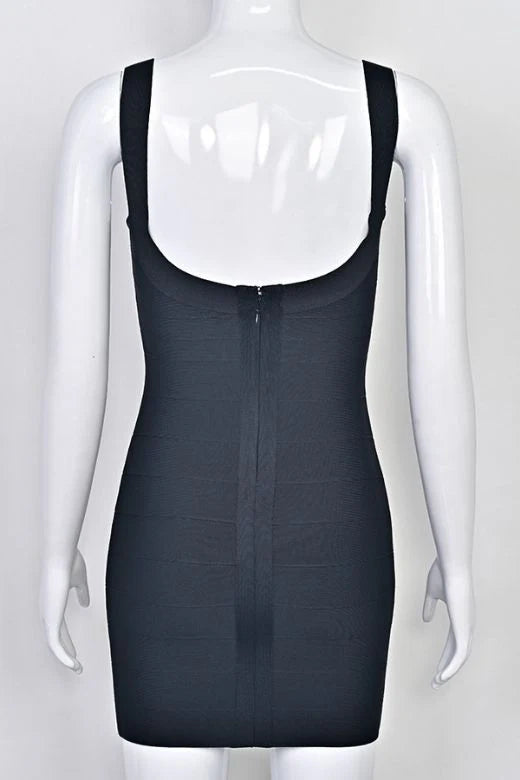 Cindy Bandage Mini Dress Classic Black