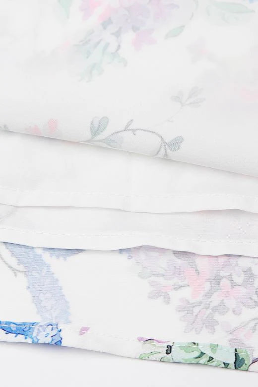 Tasmin Midi Dress White Floral