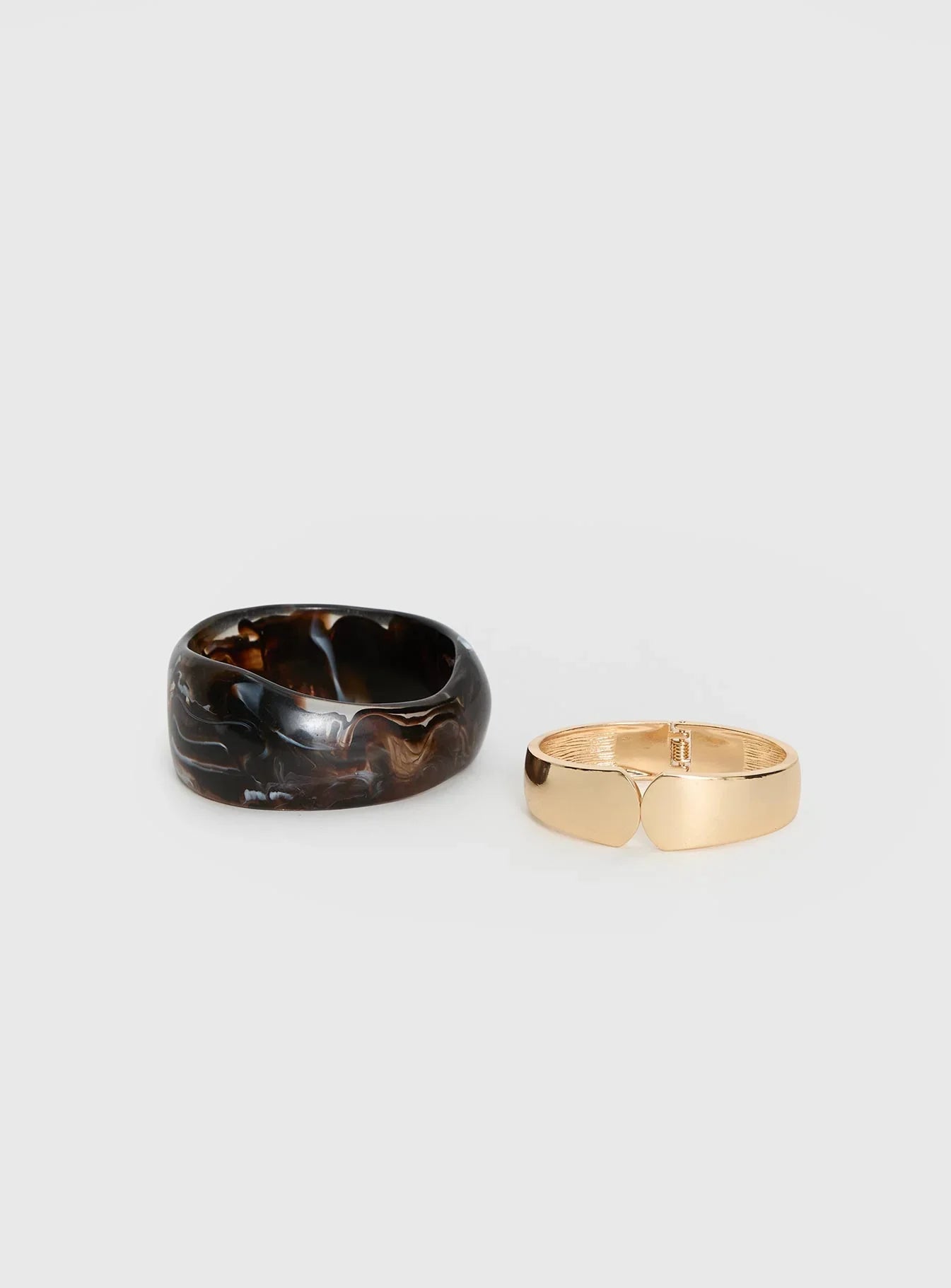 Toni Resin Cuff Pack Brown Gold
