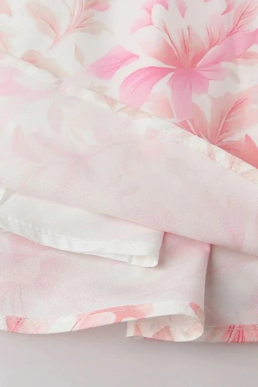Tasmin Midi Dress Pink Print