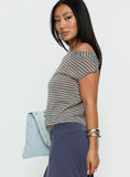 Ashfield Top Grey Stripe