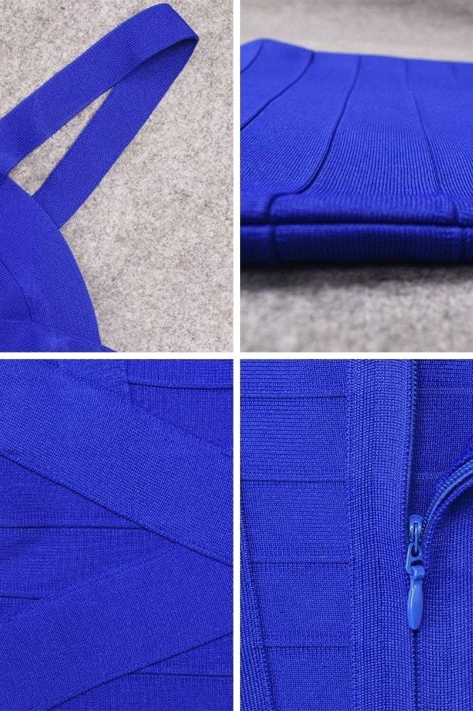 Heidi Bandage Mini Dress Royal Blue