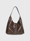 Peta Jain Jami Slouch Bag Chocolate Snake