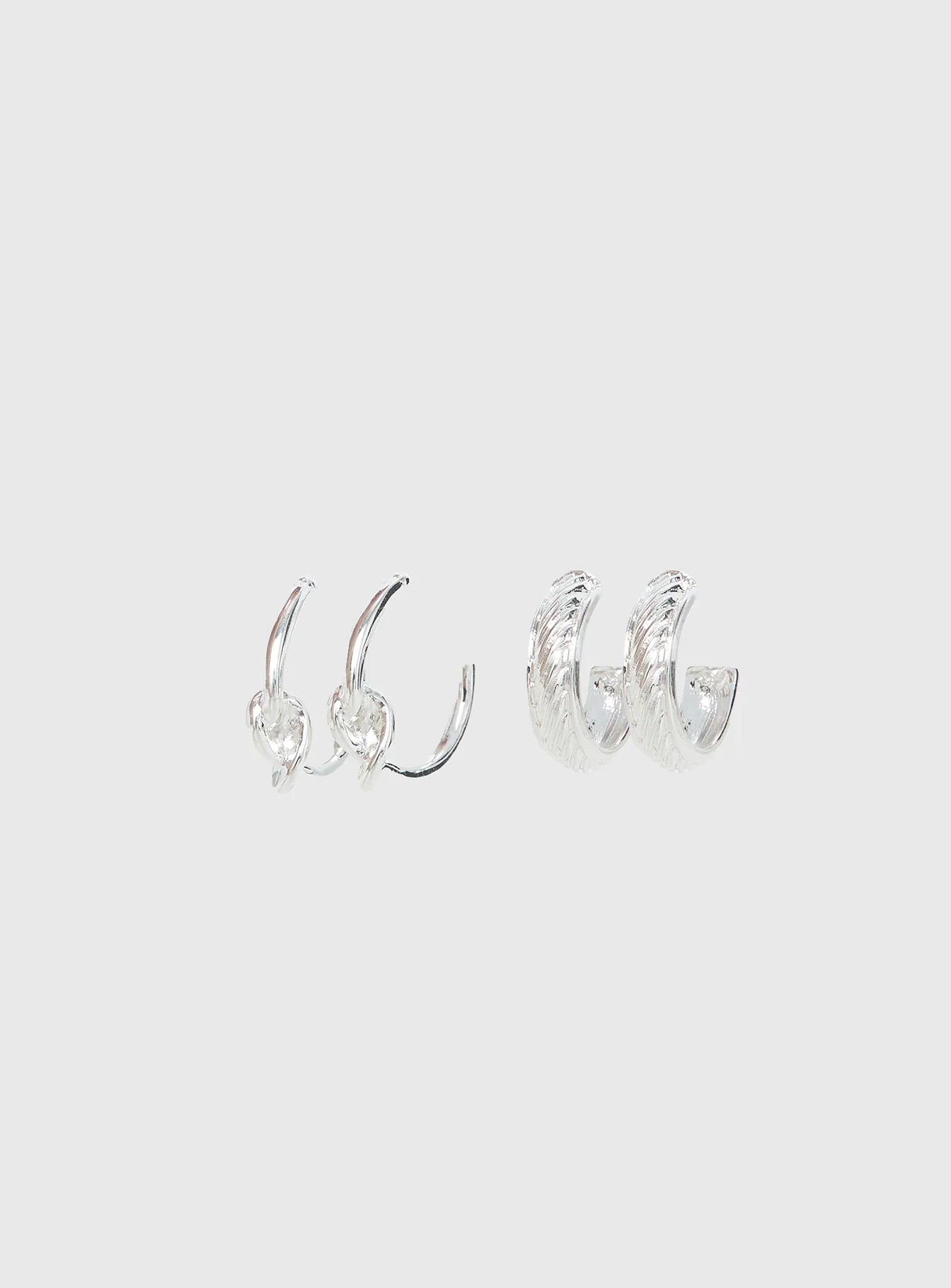 Moonshine Earring Set Silver