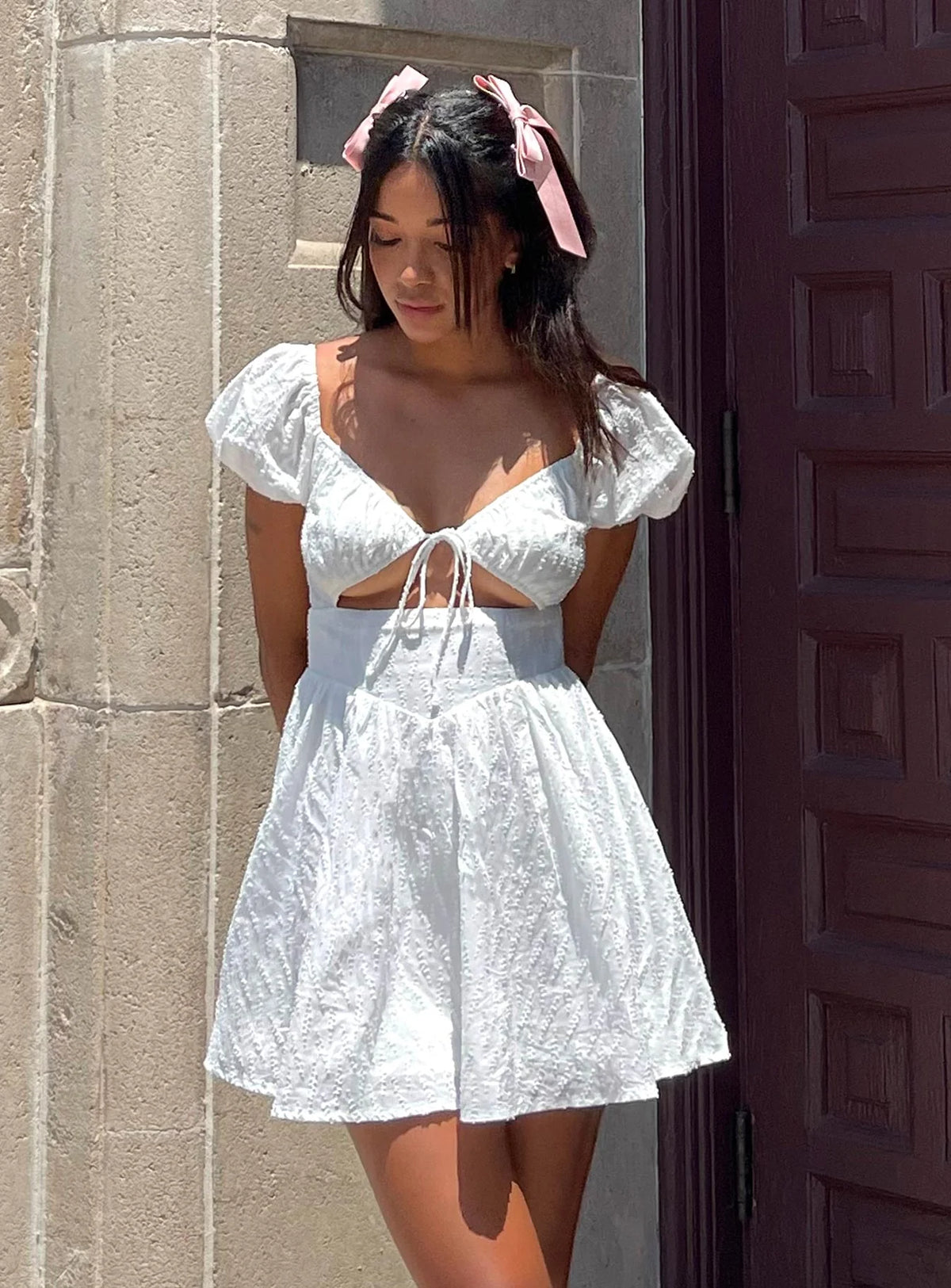 Caria Mini Dress White