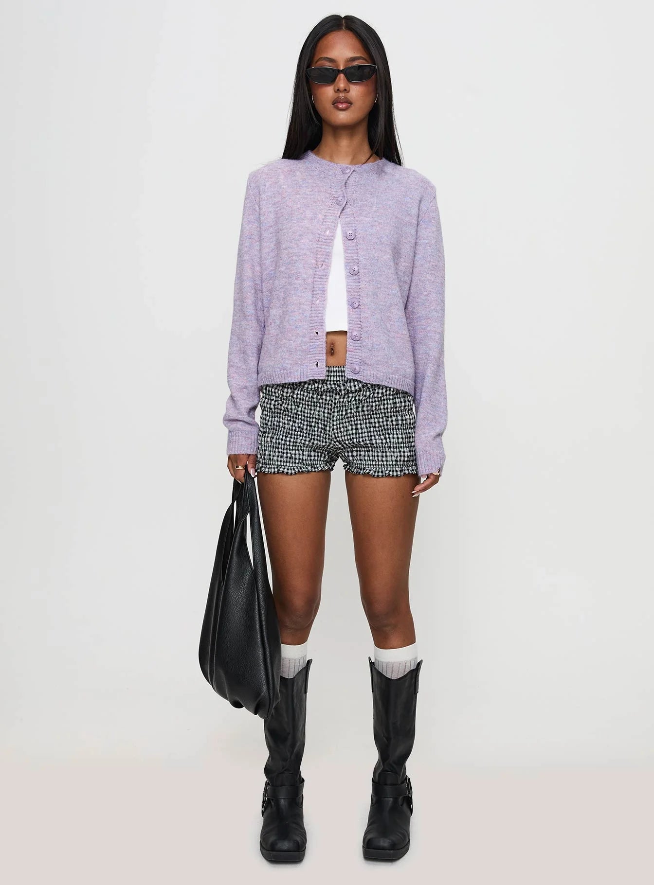 Denmark Cardigan Lilac
