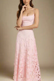 Ivy Bodycon Maxi Dress Dusty Pink