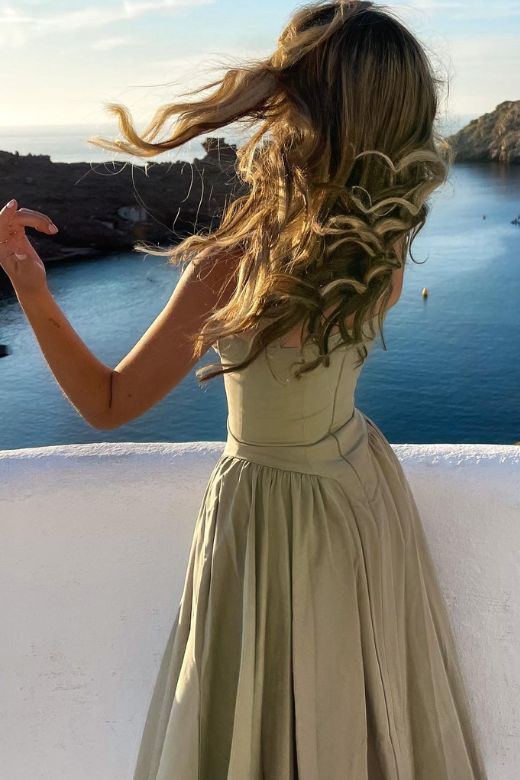 Everly Midi Dress Sage Green Sale