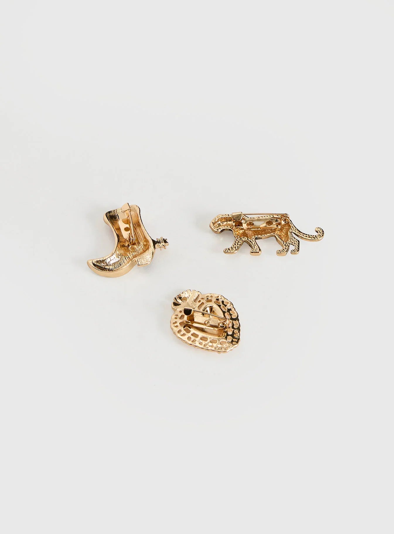 Zaylina Heart Hat Charms Gold