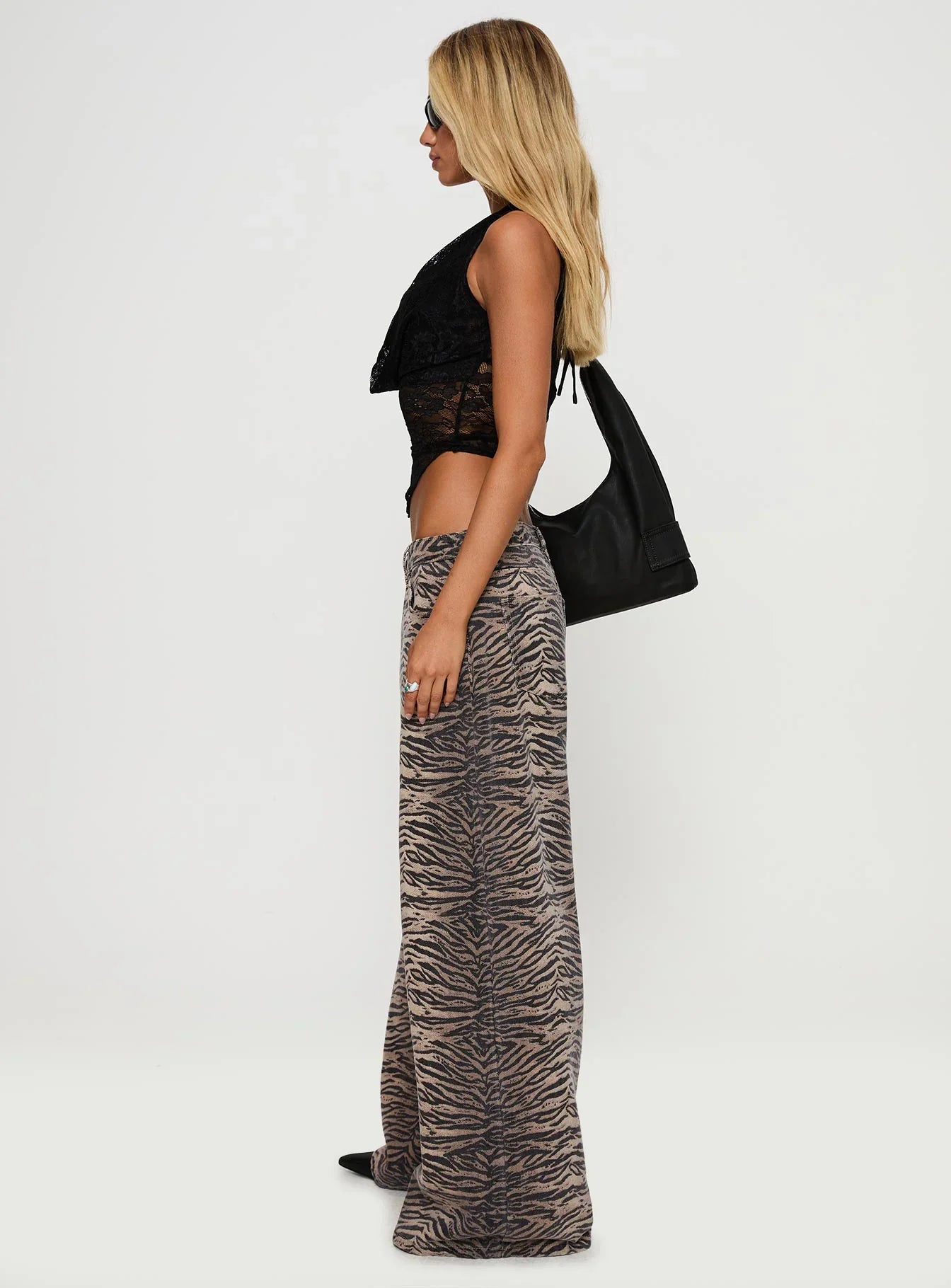 Radical Low Rise Baggy Jeans Tiger