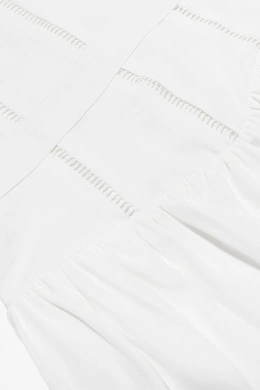 Tasmin Midi Dress White Pearl