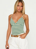 Like A Daydream Bodysuit Green Cream