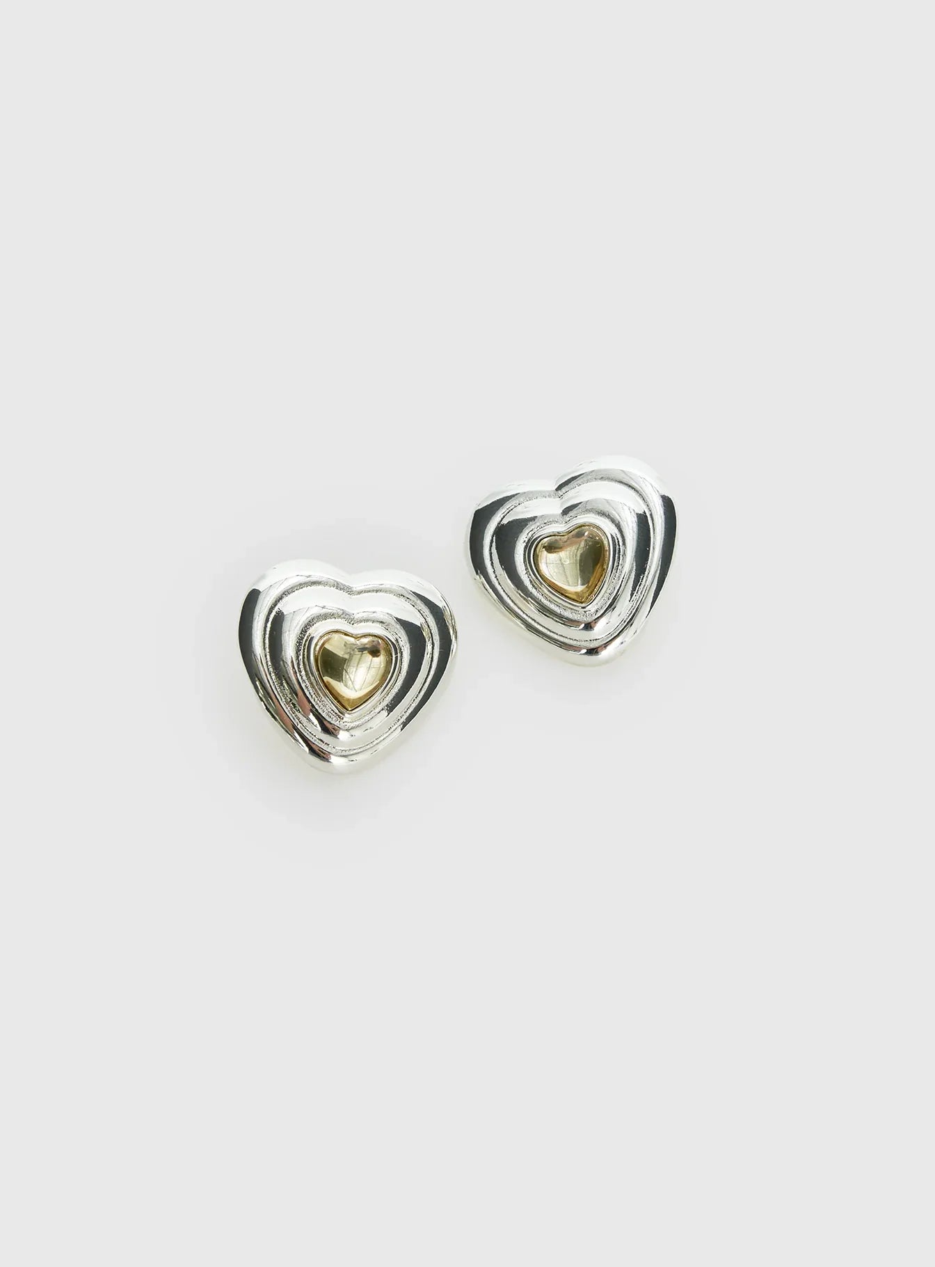 Missouri Stud Earrings Silver Butter