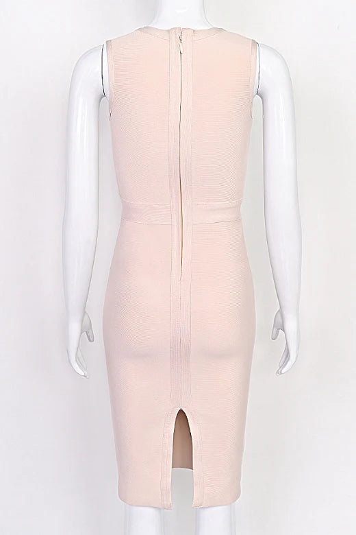 Gracie Bandage Dress Cream